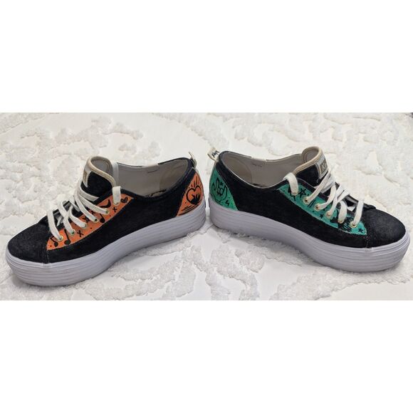 Custom Keds Triple Up Platform Sneakers Punk/Grunge Art Women’s 8 - Picture 9 of 12